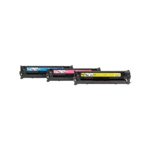 Оригинална тонер касета HP CF373AM, 125A, 3 x 1400 страници/5%, Cyan, Yellow, Magenta, 3 броя