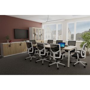 Шкаф RFG Monaco, 800 х 400 х 840 mm, ПДЧ, бряст и бяло