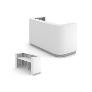 Рецепция Narbutas Cosy, 2000 х 800 х 1025 mm, бяла