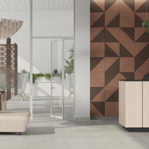 Акустично пано Narbutas Pet Disco, 800 х 2000 х 9 mm, PET филц, светлобежово