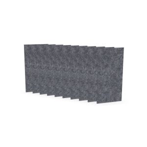 Акустично пано Narbutas Pet, правоъгълник, 200 х 400 х 9 mm, PET филц, 10 броя, сиво