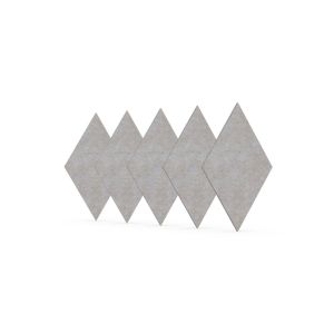 Акустично пано Narbutas Pet, диамант, 115 х 200 х 9 mm, PET филц, 5 броя, светлобежово