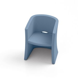 Фотьойл Lyxo Breeze, 650 х 580 х 800 mm, полиетилен, светлосин