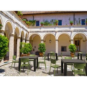 Градински стол RFG Moon, пластмасов, до 120 kg, бежов