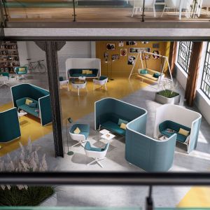 Люлка Interstuhl Hub HU380, с бял корпус