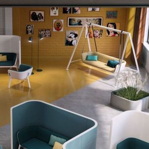 Люлка Interstuhl Hub HU380, с бял корпус