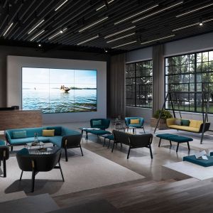 Люлка Interstuhl Hub HU380, с бял корпус