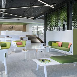 Люлка Interstuhl Hub HU380, с бял корпус