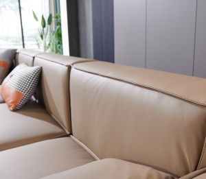 Табуретка RFG Kiano, квадратна, екокожа, 750 х 880 х 420 mm, кафява