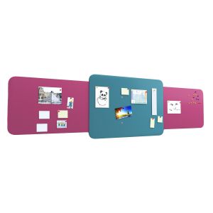 Пано за стена RFG Dale, 3000 х 1000 mm, ПДЧ и текстил, тюркоазено-виолетово