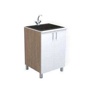 Шкаф RFG Labo, с мивка и батерия, 600 х 600 х 900 mm, ПДЧ 18 mm