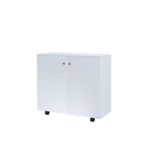 Шкаф RFG, с 2 рафта, с колелца, 1040 х 400 х 900 mm, ПДЧ, бял