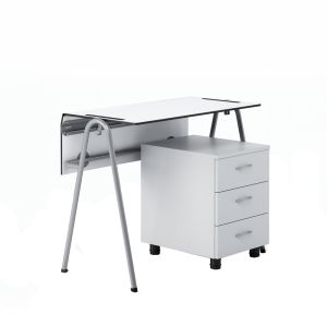 Контейнер за бюро RFG, 500 х 400 х 570, ПДЧ, бял