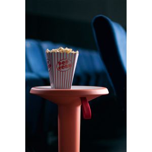 Табуретка Interstuhl Up 100U, кръгла, корал