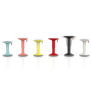 Табуретка Interstuhl Up 100U, кръгла, жълта