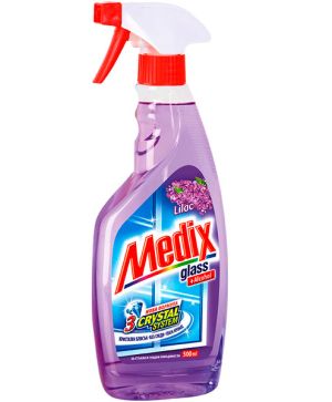 Почистващ препарат за стъкло Medix Lilac с помпа