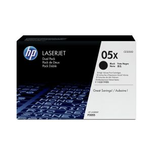 Оригинална тонер касета HP CE505X, 6500 страници/5%, Black, 2 броя