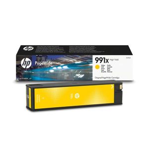 Оригинален патрон HP 991XL, M0J98AE, 16 000 страници/5%, Yellow