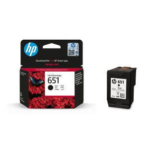 Оригинален патрон HP C2P10AE, NO651, 600 страници/5%, Black