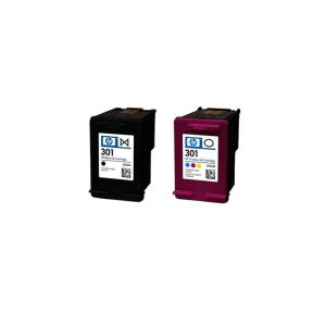 Оригинален патрон HP No.301, N9J72AE, 1050/2050, 190 страници/5%, Black, Cyan, Yellow, Magenta, 2 броя