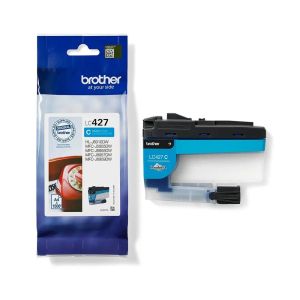 Оригинален патрон Brother LC427C, 1500 страници/5%, Cyan