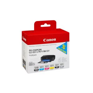 Оригинален патрон Canon CLI-551, 376 страници/5%, Black