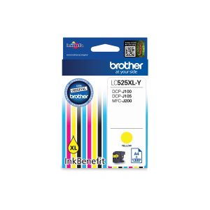 Оригинален патрон Brother LC525XL, 1300 страници/5%, Yellow