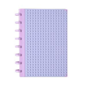 Sworld Тефтер Block, A5, със спирала, 80 листа, лилав