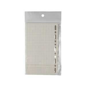 Sworld Листове за органайзер, А7, малки квадратчета, 50 листа