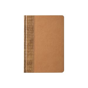 Календар-бележник Стил, без дати, А5, кафяв/бежов