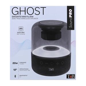 Тонколона TNB Ghost, с Bluetooth, 20 W, 360°, 50 - 21000 Hz, ABS, черна