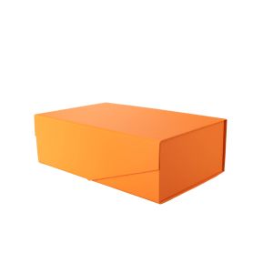 Office 1 Кутия Matt, с магнитно затваряне, сгъваема, 35 х 23 х 10 cm, оранжева