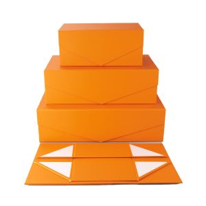 Office 1 Кутия Matt, с магнитно затваряне, сгъваема, 35 х 23 х 10 cm, оранжева