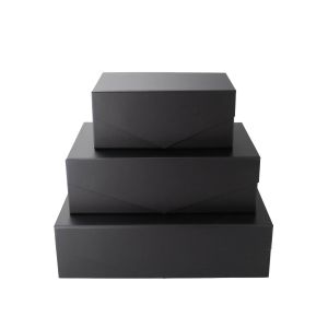 Office 1 Кутия Matt, с магнитно затваряне, сгъваема, 35 х 23 х 10 cm, черна