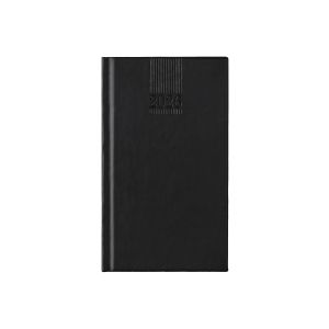 Календар-бележник Поло, седмичник, 9 x 16 cm, черен
