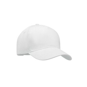 More Than Gifts Бейзболна шапка Singa, 5-панелна, памучна, бяла