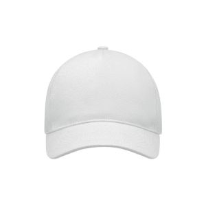 More Than Gifts Бейзболна шапка Singa, 5-панелна, памучна, бяла