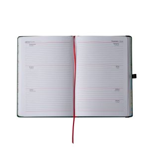 Седмичник Практик, А5, с дати и ластик, 192 страници, сив