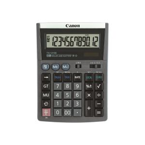 Настолен калкулатор Canon TX-1210E, 12-разряден, сив