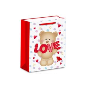 Подаръчна торбичка Love, 26 х 32 х 10 cm, дизайн 2