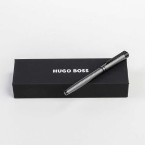 Hugo Boss Ролер Filament, в кутия, сребристо-черен