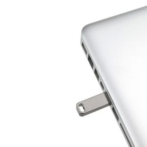 Office 1 USB флаш памет Element, USB 2.0, 16 GB, метална, сребриста