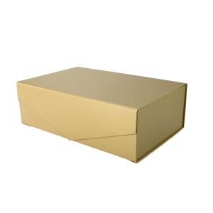 Office 1 Кутия Matt, с магнитно затваряне, сгъваема, 31 х 20 х 10 cm, златиста