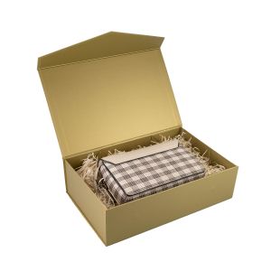 Office 1 Кутия Matt, с магнитно затваряне, сгъваема, 31 х 20 х 10 cm, златиста