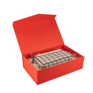 Office 1 Кутия Matt, с магнитно затваряне, сгъваема, 23 х 15 х 10 cm, червена