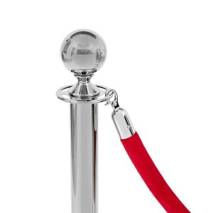 Ограничително колче Royal, хром, ш 320 mm, в 970 mm