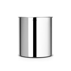 Кош за хартия Brabantia, хром, 7 L, 21.2 x 21.2 x 23.7 cm