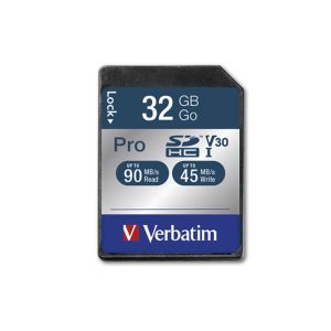 Карта памет Verbatim SDHC Pro Secure, 32 GB, class 10, UHS-I