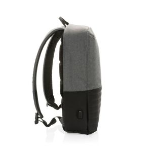 Swiss Peak Раница за лаптоп Anti-Teft, с RFID защита, 15.6'', сиво-черна