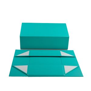 Office 1 Кутия Colorful, с магнитно затваряне, сгъваема, 35 х 20.5 х 11.3 cm, тюркоазена